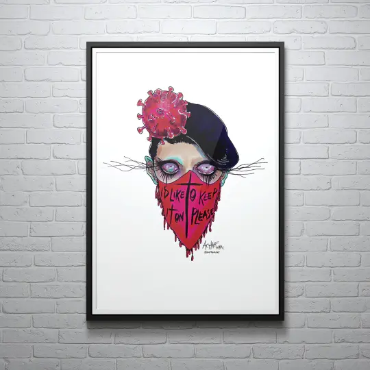 I'D LIKE TO KEEP IT ON  PLEASE – Print