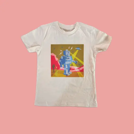 Bearded Theory 2024 kids robot t-shirt