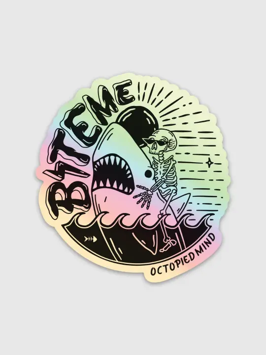 Bite Me Sticker
