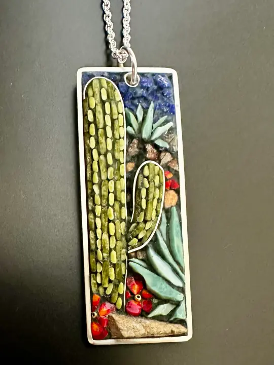 Saguaro Desert Pendant