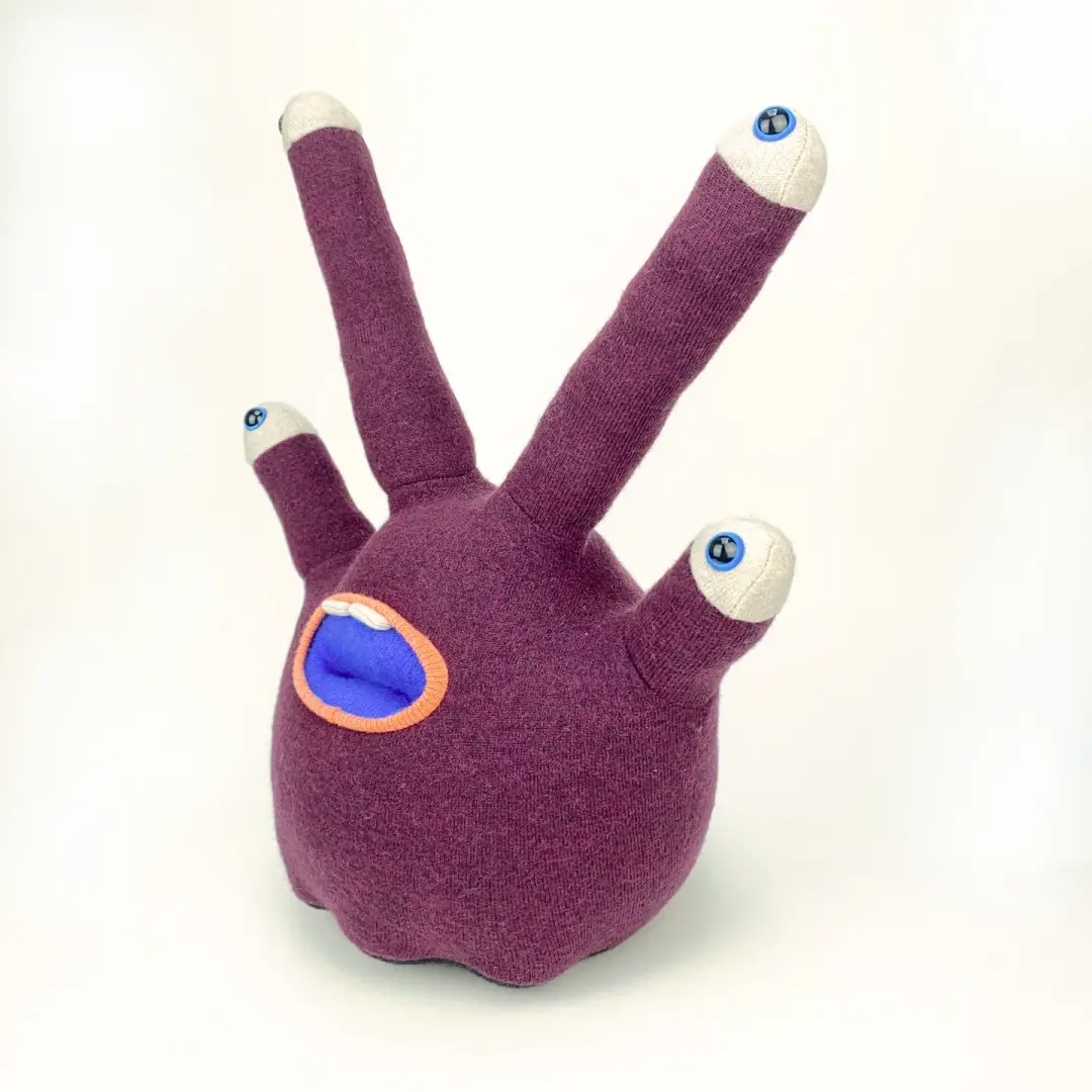 Syd the tentacle eyed handmade stuffed my friend monster™ plushie
