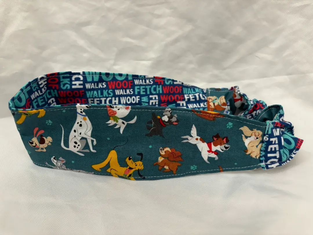 Cartoon Dogs Reversible Headband