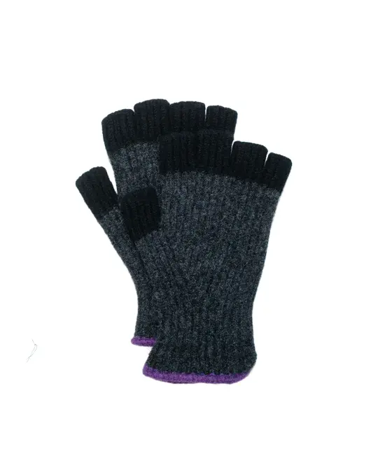 Howlin' No Fingers In There Ribbed Gloves Black