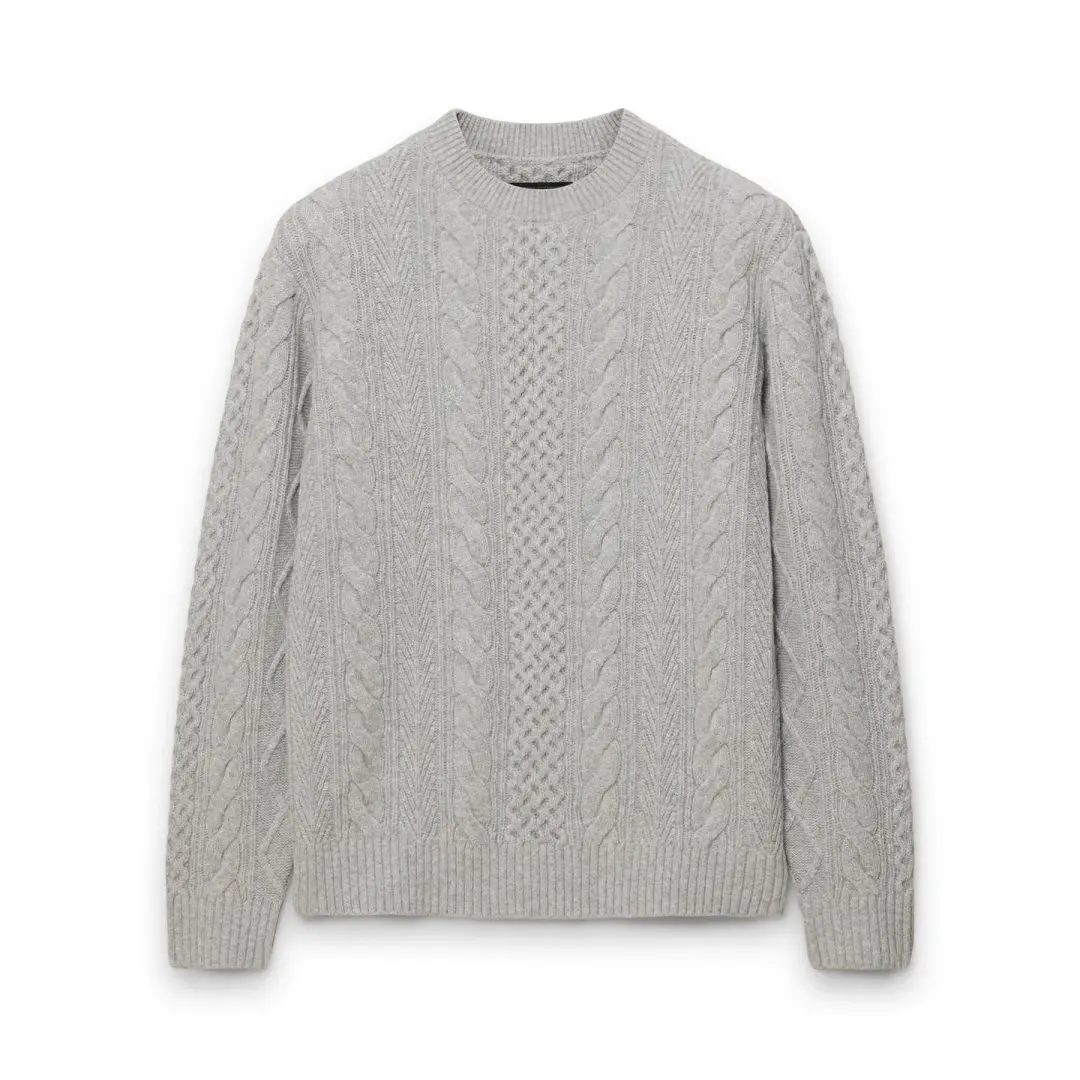 Cable Knit Meridian Crewneck