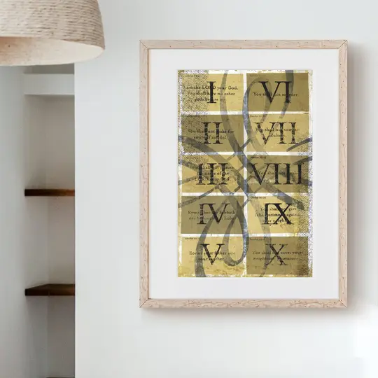 The Ten Commandments Art Prints