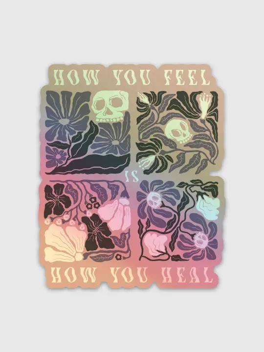 Feel To Heal Sticker