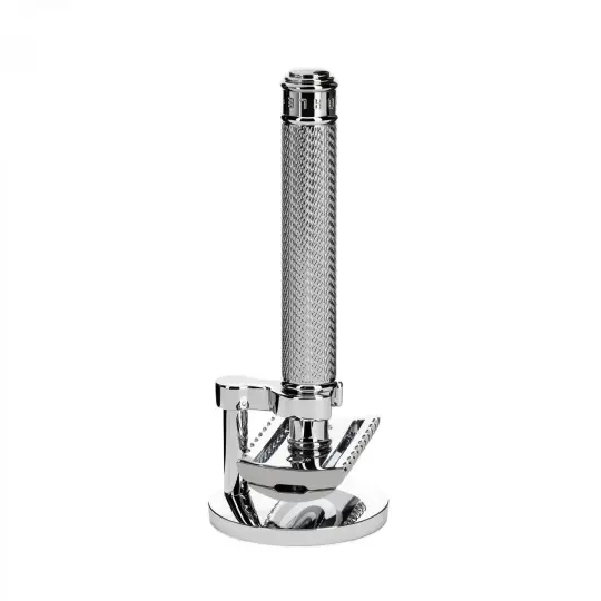 MÜHLE TRADITIONAL Safety Razor & Stand, Open Comb
