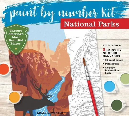 National Parks Paint by Number Kit (Copy)