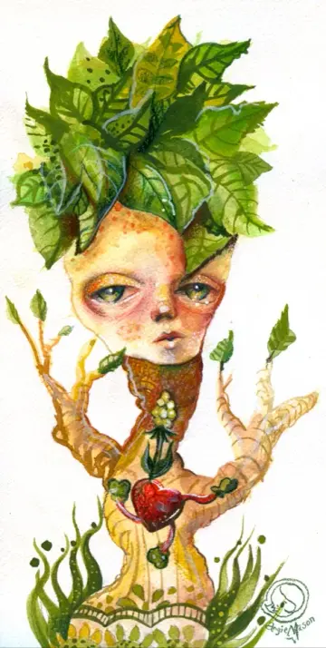 Botanicuties Specimen no. 3- Framed original artwork