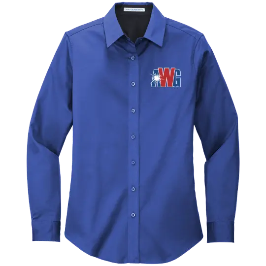 AWG L608 Port Authority Ladies long sleeve easy care shirt