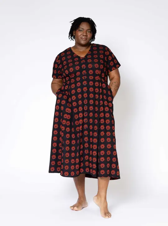 sample sale | joyce dress bloom | XS & S