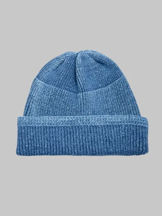 ROTOTO Indigo Mil Watch Cap Light Indigo