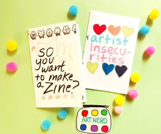 art zine & sticker bundle