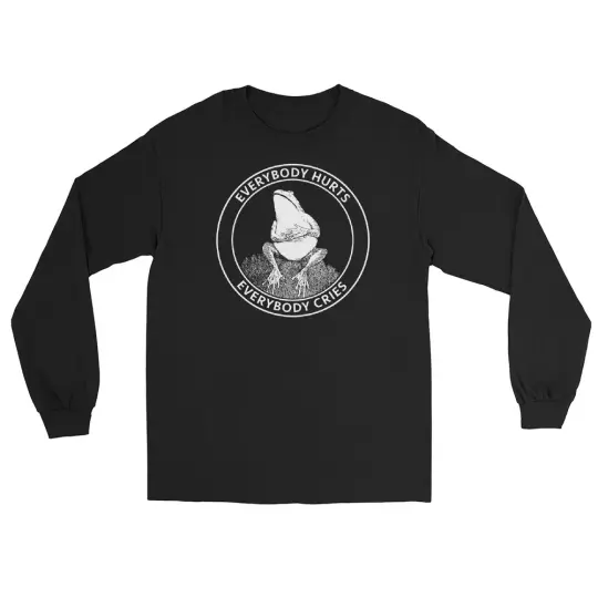Sad frog long sleeve t-shirt