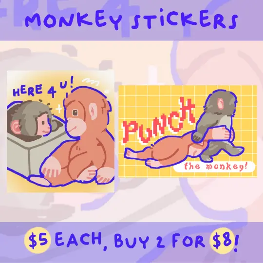 monkey sticker