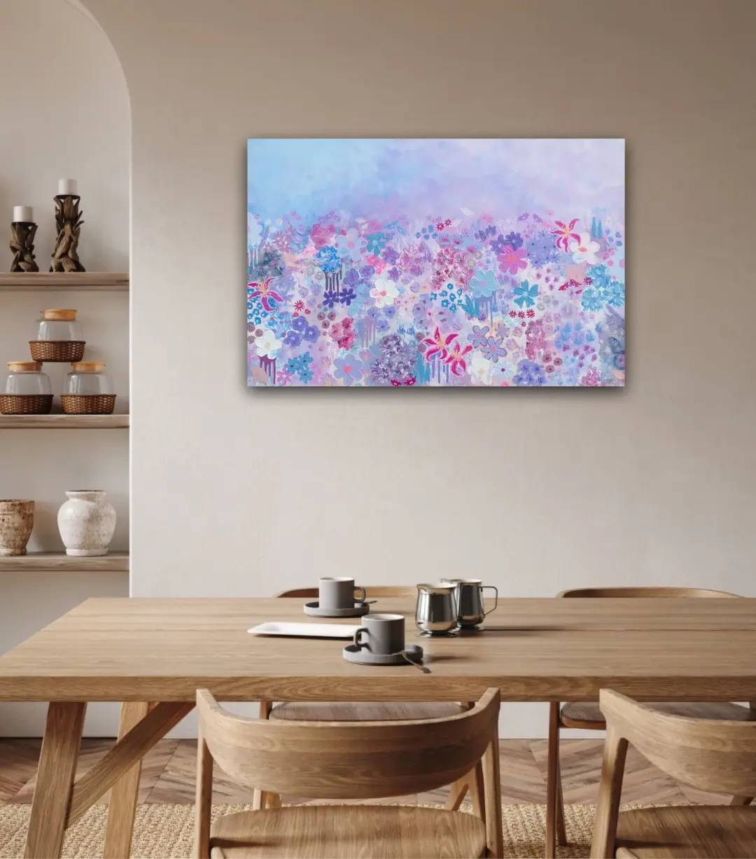 Original Artwork- Last Flower Standing 92 x 61cms