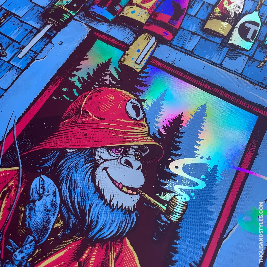 Official Billy Strings Gig Poster - 7.24-25.26 shows - Portland, ME