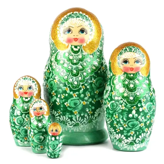 Green & Gold Matryohska