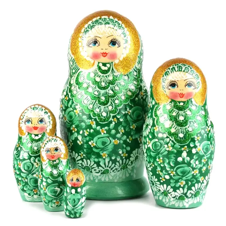 Green & Gold Matryohska