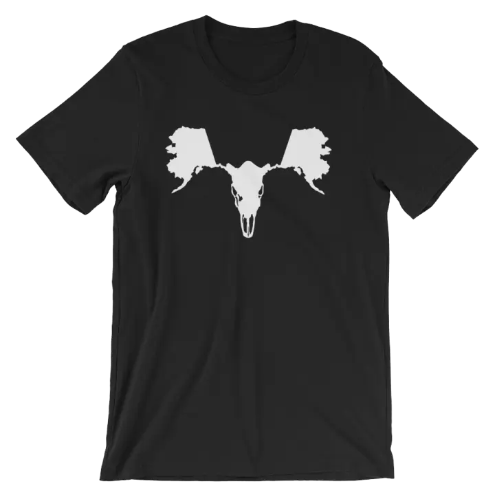Men's AK Moose Skull - Black