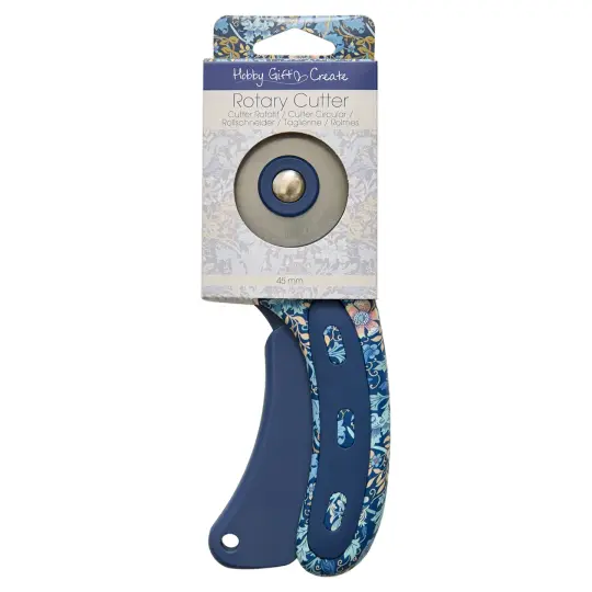 Blue Floral 45mm Rotary Cutter