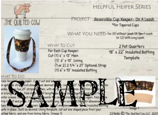 Helpful Heifer Cup Keeper