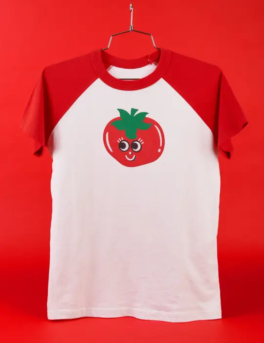 Produce Raglan Tee - Tomato *FINAL SALE*