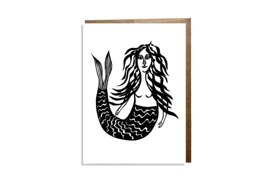 "Mermaid" Card