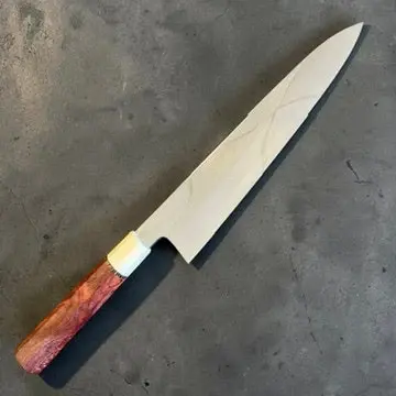 Nakagawa x Tokushu White #1 Mizu Honyaki Mirror Gyuto 240mm