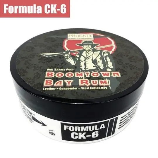 Boomtown Bay Rum Artisan Shave Soap | Ultra Premium Formula CK-6
