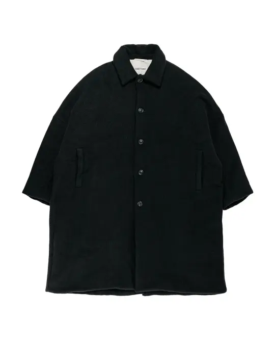 CASEY CASEY Big Blobby Coat Heavy Cashmere Black