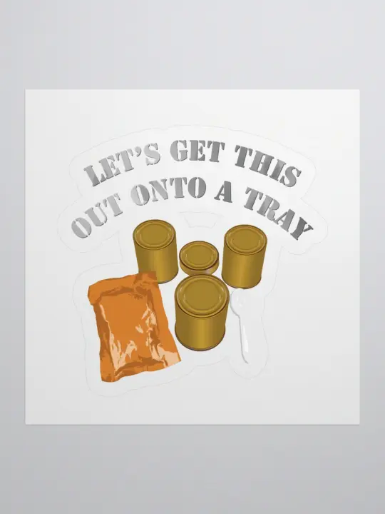 Let's get this out onto a tray