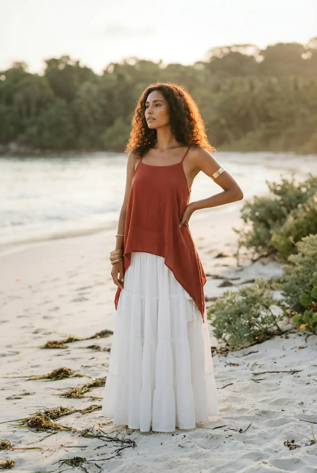 Cotton Top Calypso Rust
