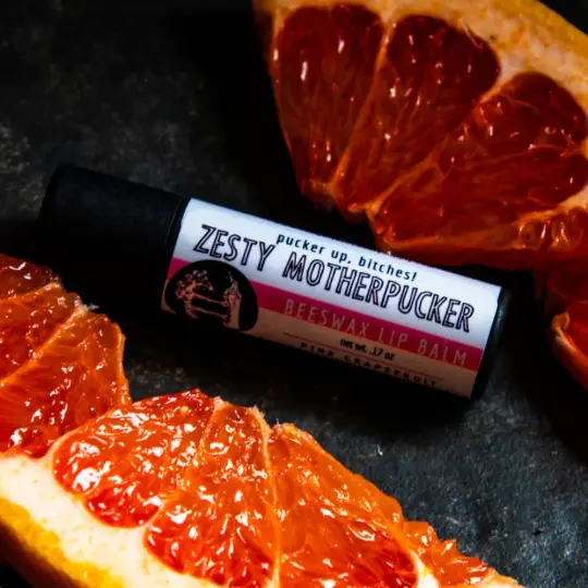 Zesty Motherpucker Lip Balm.