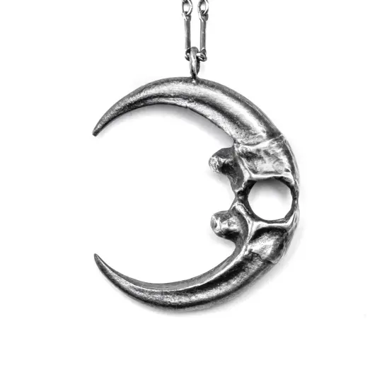 Owl Talon Moon Necklace.
