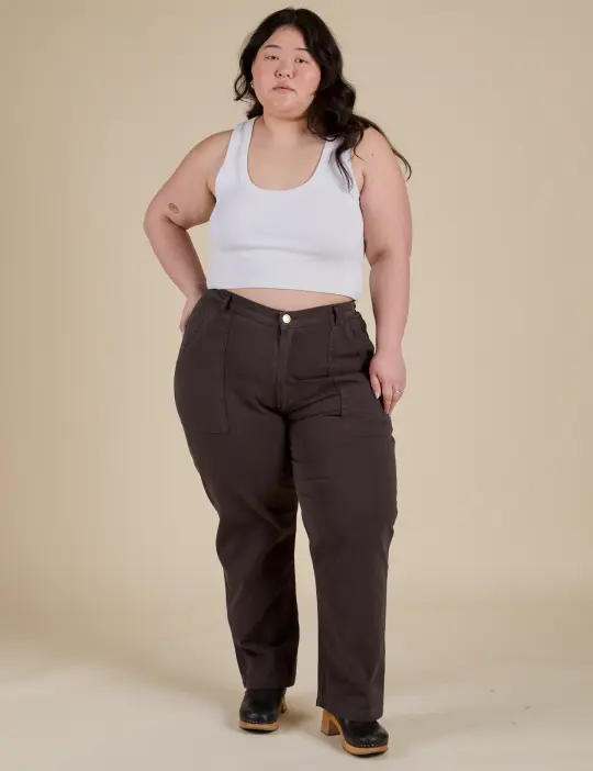 Work Pants - Espresso Brown