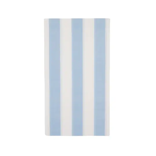 Sky Blue Cabana Stripe Guest Towels napkins