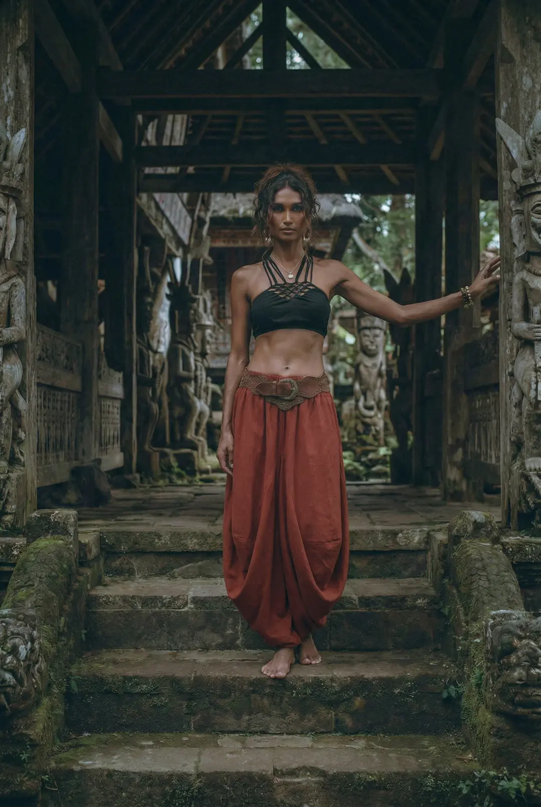 Leilani Maxi Skirt Rust