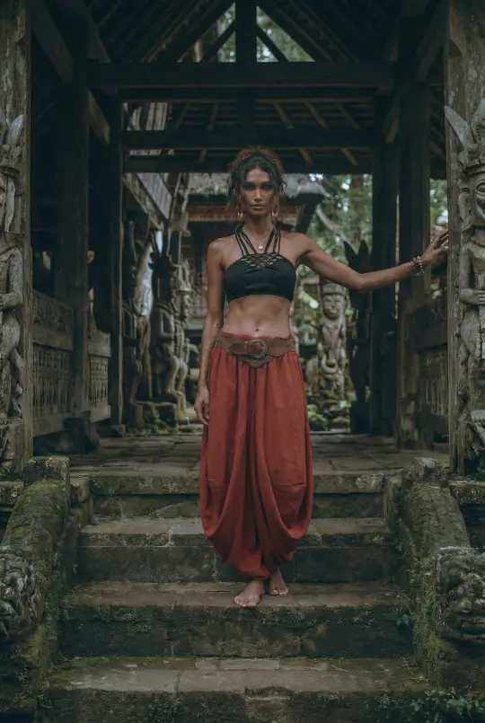 Leilani Maxi Skirt Rust