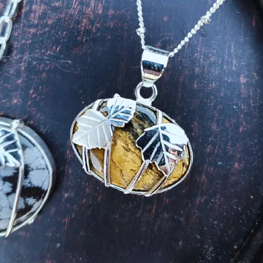 Nellite Sterling Harvest Pumpkin Pendant
