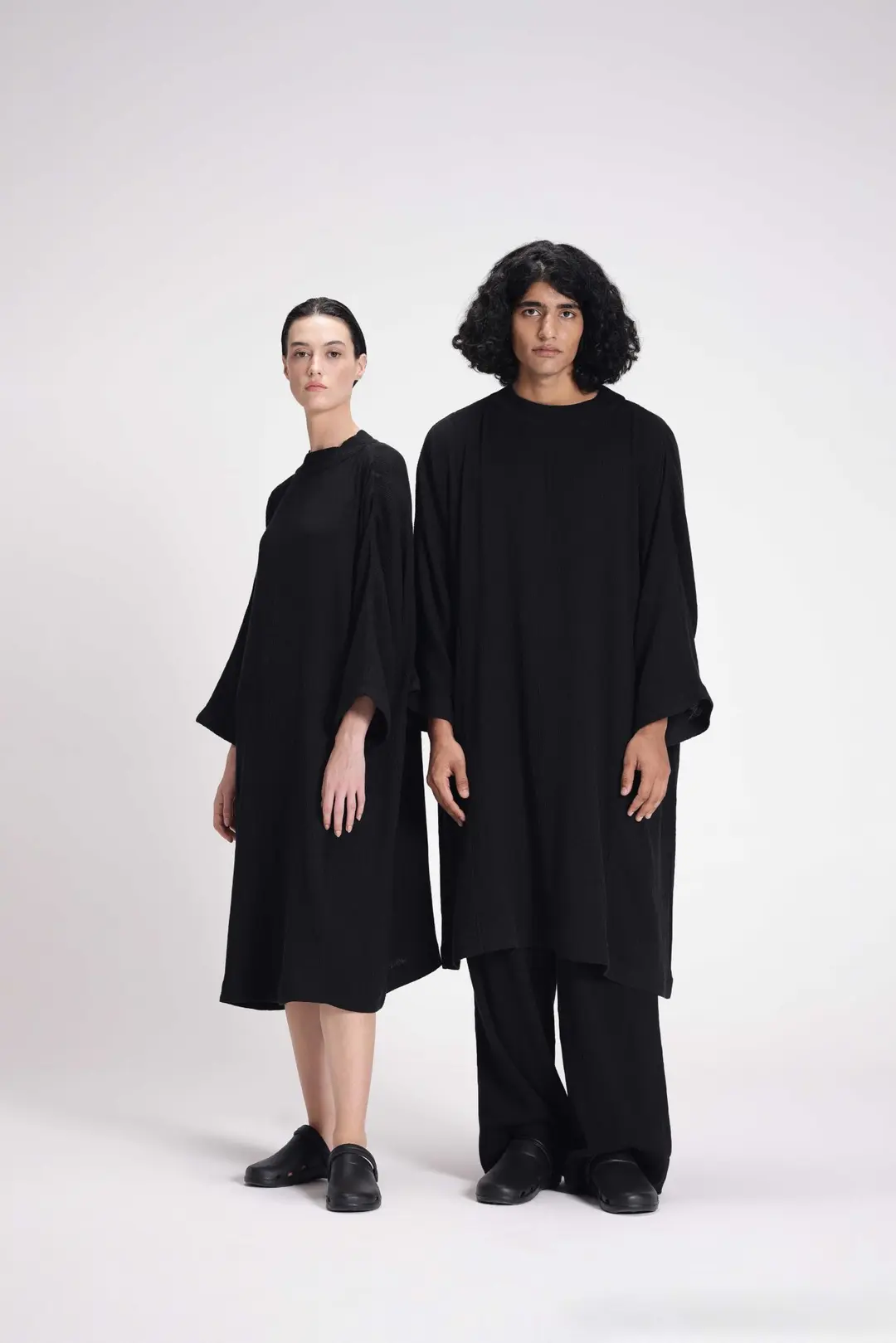 TEXTURED HIGH NECK TUNIC