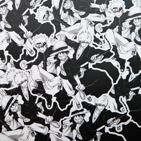 Big Three Manga Sticker