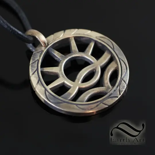 Lathander Amulet in 10k yellow gold