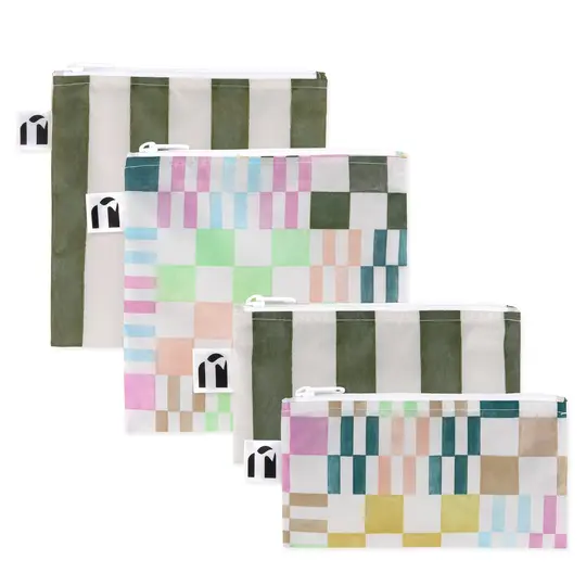 Reusable Snack Bag 4 Pack: Motley Club