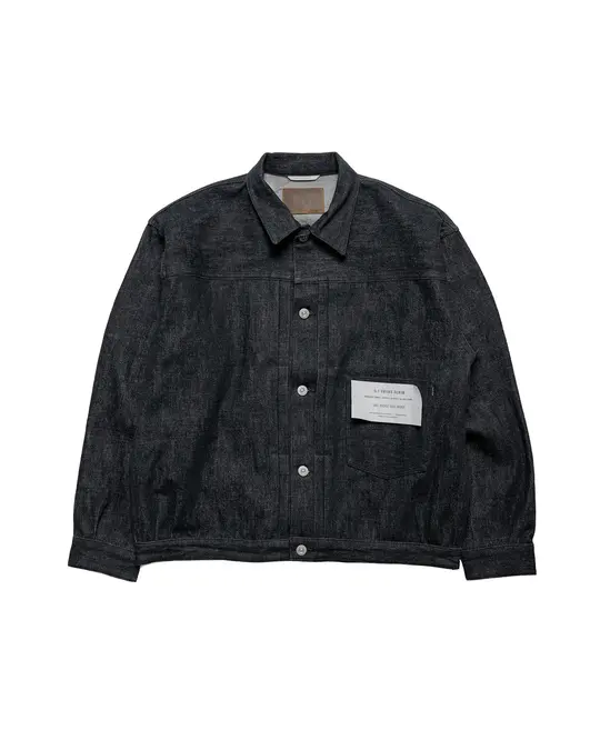Old Joe One Pocket Jean Jacket Black