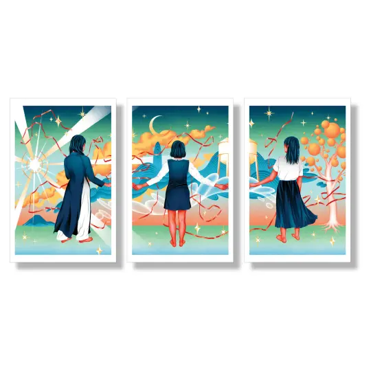 Shared Across Diaspora (Set of 3 Prints)