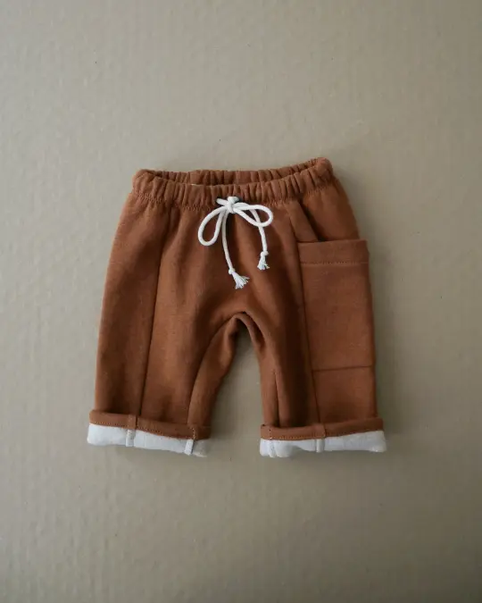 PANTALON SWEAT caramel / SWEAT PANTS caramel