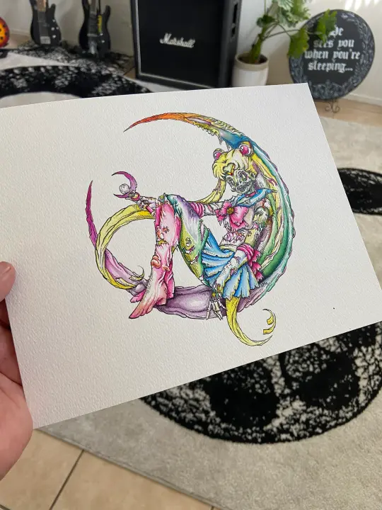 Original Zombie Moon Illustration