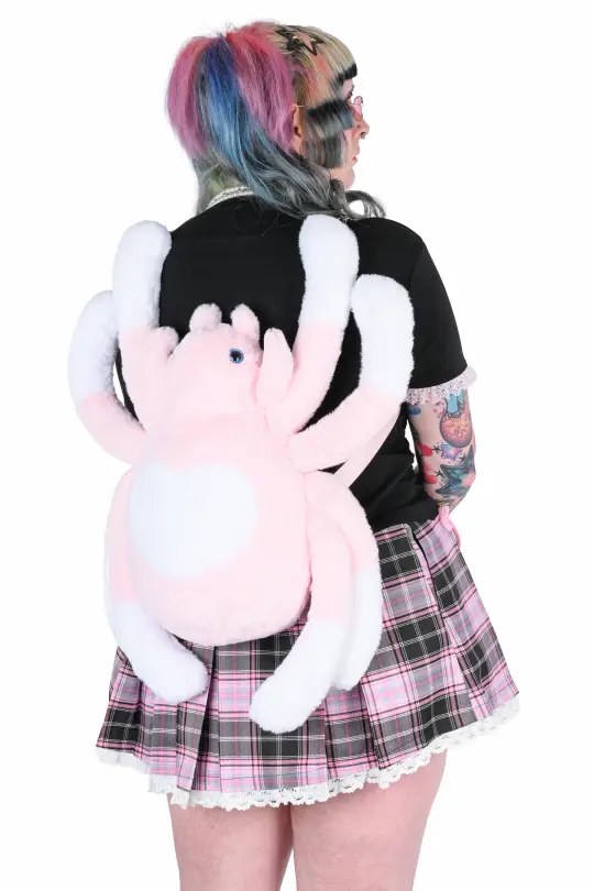 Spider Convertible Sling Backpack  - Pink