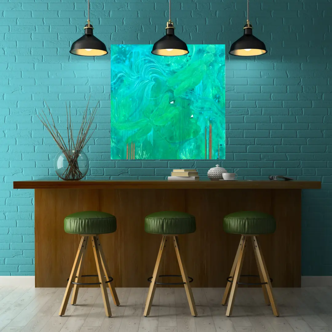 ✨ SALE - Original Painting - H A R M O N Y   91 x 91cms
